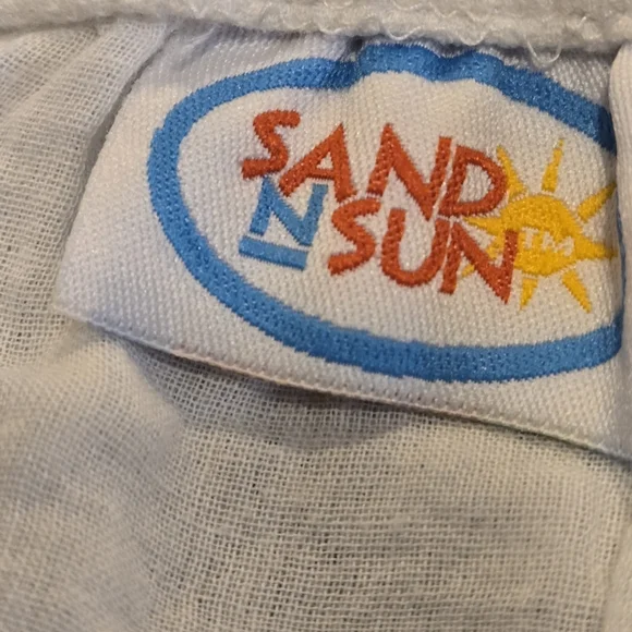 Sand N Sun Women’s Small White Tiered Midi Skirt Lightweight Cotton Boho Style - Picture 9 of 15